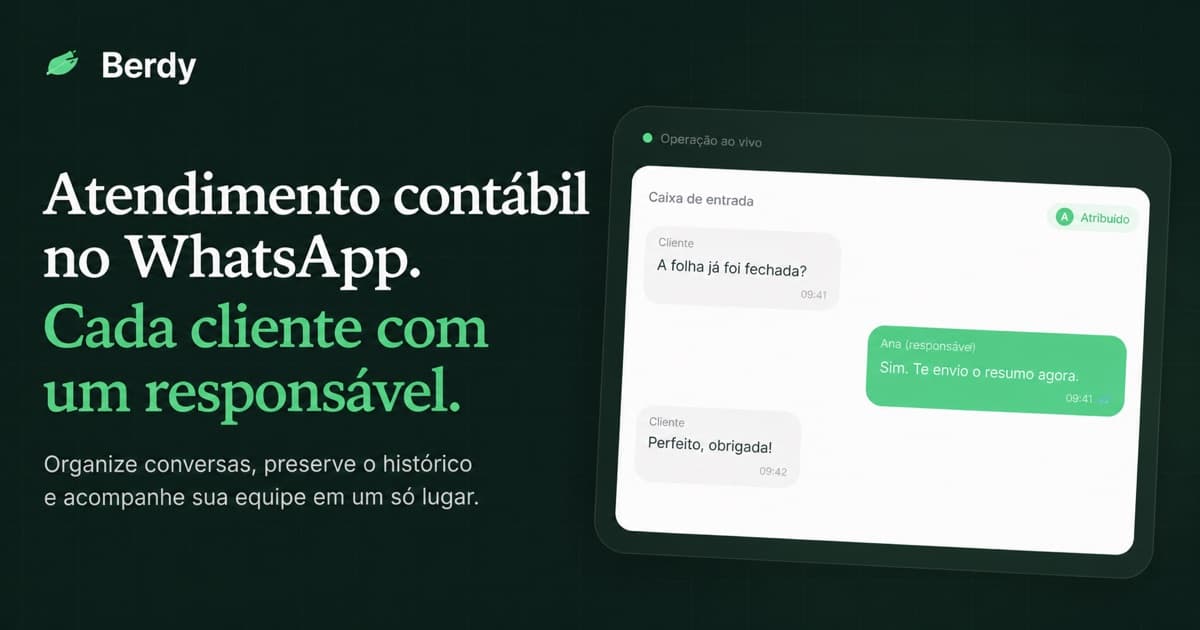 API oficial do WhatsApp aplicada ao atendimento de um escritório de contabilidade
